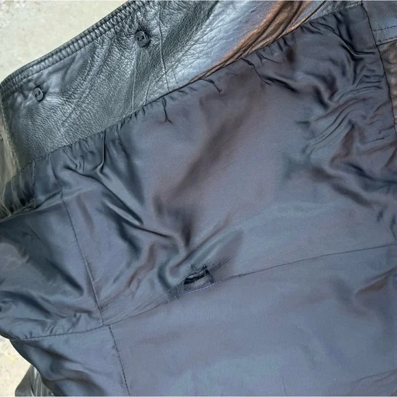 SOLD Vintage Leather Jacket Size Small - Picture 7 of 8